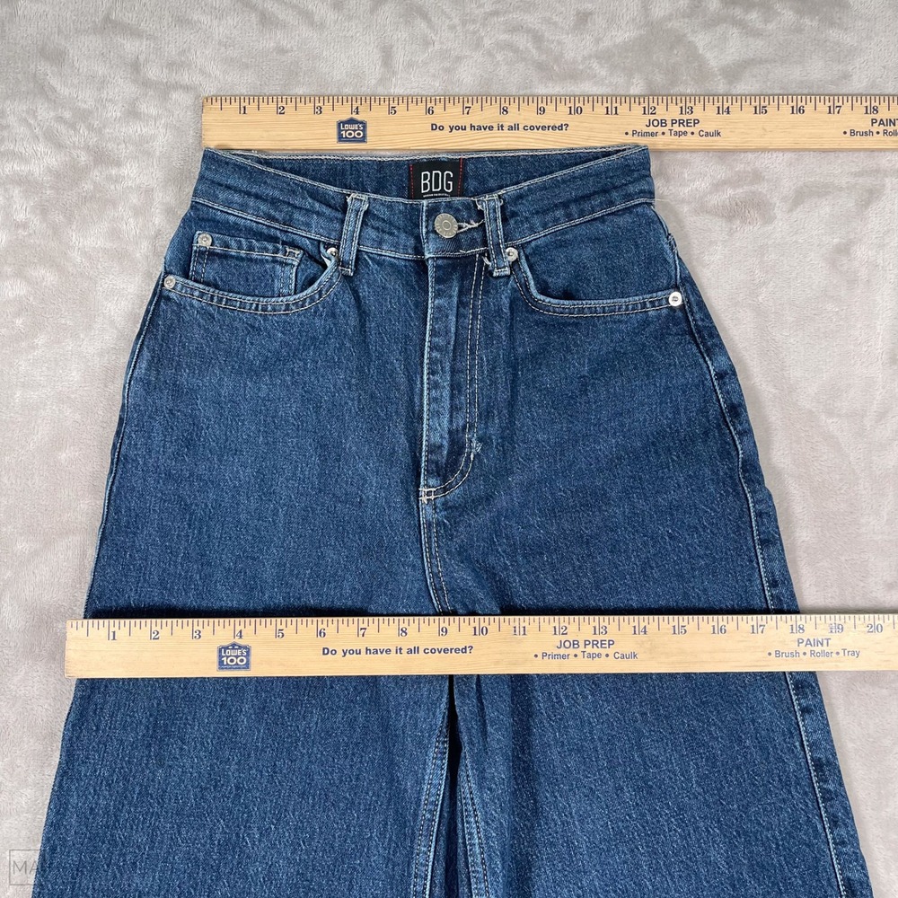 BDG Urban Outfitters Women's Jeans A Wide Leg Denim Casual 25 Blue - Picture 6 of 9